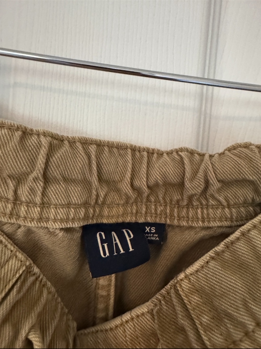 GAP Mid Rise Easy Baggy Pants Hayes Brown XS - Picture 9 of 9